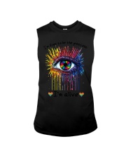 lgbt eyes fre Sleeveless Tee tile