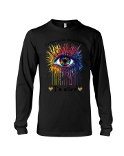 lgbt eyes fre Long Sleeve Tee tile