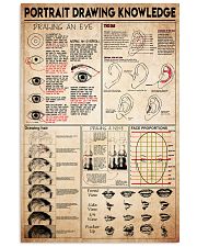 portrait drawing knowledge 11x17 Poster front