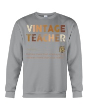 vintage teacher black Crewneck Sweatshirt tile