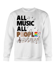 lgbt black all music all people Crewneck Sweatshirt tile
