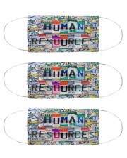 HR plate mas Cloth Face Mask - 3 Pack front