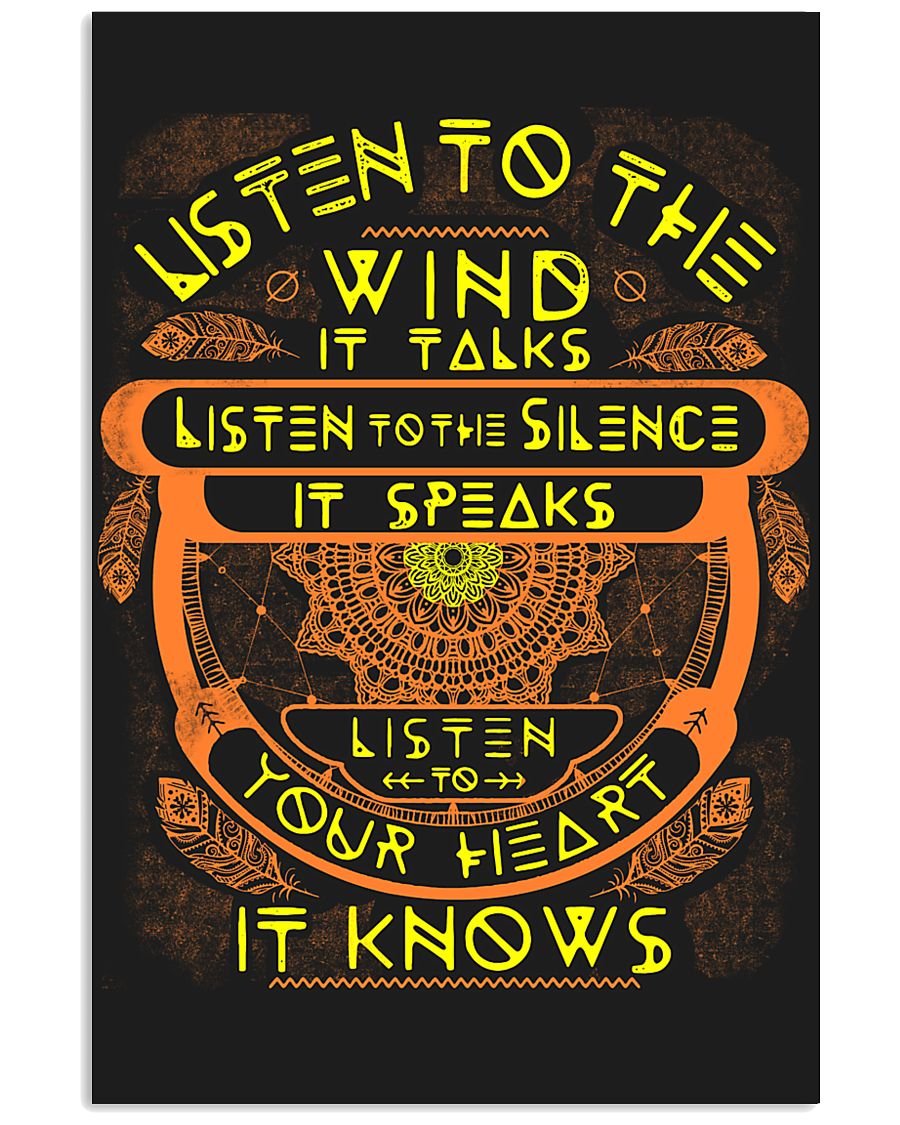 Native America Listen 11x17 Poster