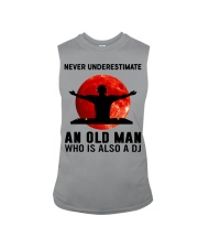 never underestimate old man dj Sleeveless Tee tile