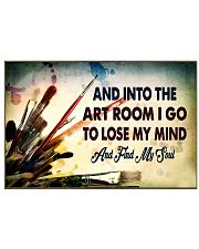 art room lose my mind poster 17x11 Poster front