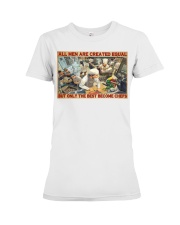 Chefs all men equal pt mttn pml Premium Fit Ladies Tee tile