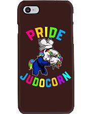 LGBT judo unicorn Phone Case tile