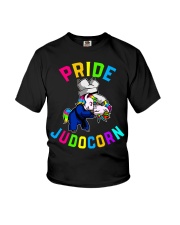 LGBT judo unicorn Youth T-Shirt tile