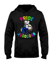 LGBT judo unicorn Hooded Sweatshirt tile