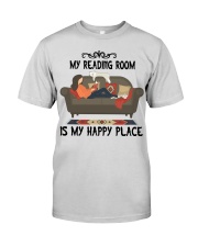 Book My reading room Premium Fit Mens Tee tile