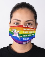 lgbt unicorn mas Cloth Face Mask - 3 Pack aos-face-mask-lifestyle-01
