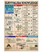 Survivalism knowledge 11x17 Poster front