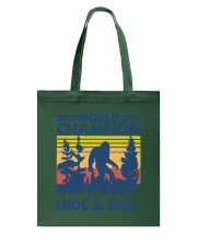 bigfoot hide and seek-champion Tote Bag tile