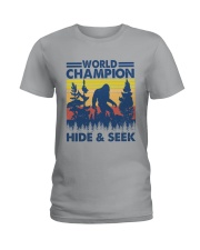 bigfoot hide and seek-champion Ladies T-Shirt tile
