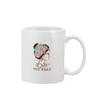 garden pot head girl Mug tile