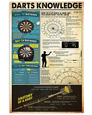 Darts knowledge 11x17 Poster front