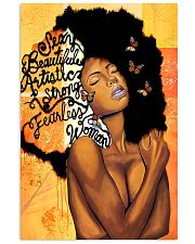 Black Woman fearless 11x17 Poster front