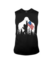 bigfoot rock n roll usa flag Sleeveless Tee tile