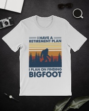 bigfoot retirement plan finding Classic T-Shirt lifestyle-mens-crewneck-front-16
