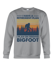 bigfoot retirement plan finding Crewneck Sweatshirt tile