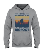 bigfoot retirement plan finding Hooded Sweatshirt tile