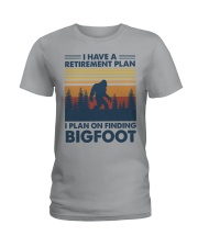 bigfoot retirement plan finding Ladies T-Shirt tile