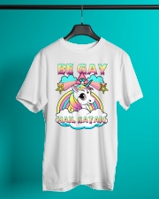 lgbt be gay hail satan Classic T-Shirt lifestyle-mens-crewneck-front-3