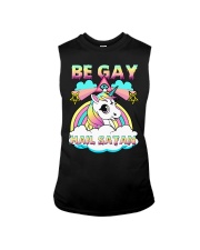 lgbt be gay hail satan Sleeveless Tee tile