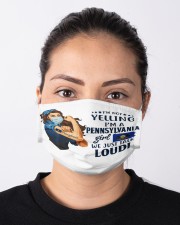 pennsylvania girl talk loud mas Cloth Face Mask - 3 Pack aos-face-mask-lifestyle-01