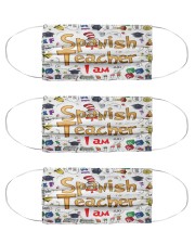 I am Spanish Teacher mas Cloth Face Mask - 3 Pack front