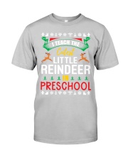 pre-k teacher cutest Little Reindeer lqt ngt Classic T-Shirt tile