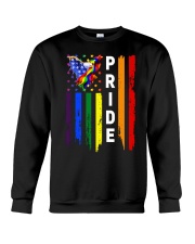 lgbt eagle flag Crewneck Sweatshirt tile