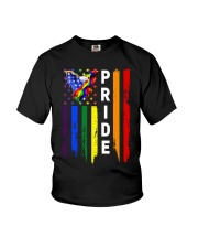 lgbt eagle flag Youth T-Shirt tile