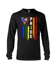 lgbt eagle flag Long Sleeve Tee tile