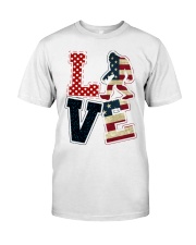 love us flag bigfoot Classic T-Shirt front