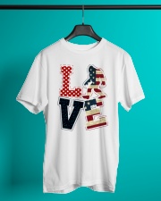 love us flag bigfoot Classic T-Shirt lifestyle-mens-crewneck-front-3