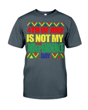 black 4th of july independence Classic T-Shirt tile