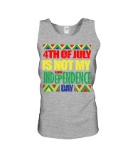 black 4th of july independence Unisex Tank tile