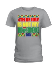 black 4th of july independence Ladies T-Shirt tile