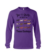 Yes I really do need these donkeys Long Sleeve Tee tile