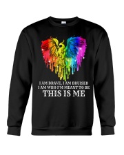 lgbt dragon this is me Crewneck Sweatshirt tile