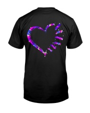 Proud School Bus Driver neon Classic T-Shirt back