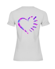 Proud School Bus Driver neon Premium Fit Ladies Tee tile