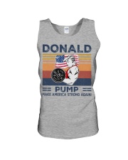 Donald Pump retro Unisex Tank tile