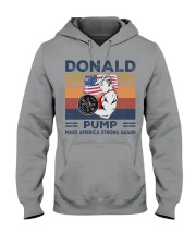 Donald Pump retro Hooded Sweatshirt tile