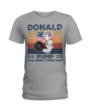 Donald Pump retro Ladies T-Shirt tile