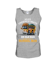 school bus driver old man never underestimate Unisex Tank tile