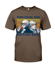 too cool for british rule Classic T-Shirt tile