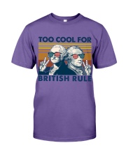 too cool for british rule Premium Fit Mens Tee tile