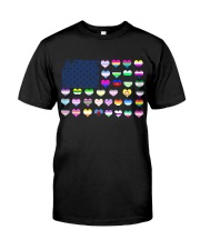 lgbt us flag genders Classic T-Shirt tile